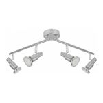 Ledvance LED Spot GU10 Aluminium 4x 3W - 827 Zeer Warm Wit 