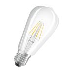 Osram Classic LED E27 Edison Filament Helder 6.5W 806lm - 827 Zeer Warm Wit | Vervangt 60W