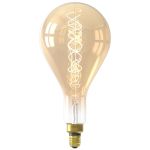 Calex XXL Splash Goud LED E27 Filament 3W 250lm- 822 Zeer Warm Wit | Dimbaar