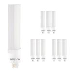 Voordeelpak 10x Noxion Lucent LED PL-C EM 9.5W 830 | Warm Wit - 2-Pin - Vervangt 26W
